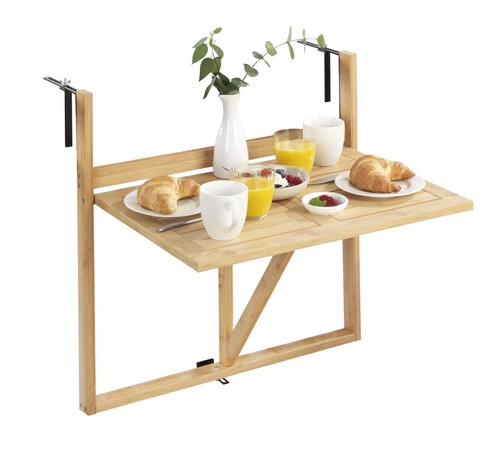 Wenko bambus balkon klapptisch - wenko, balkon-klapptisch