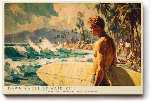 Sinus art wandbild surfer - sinus,