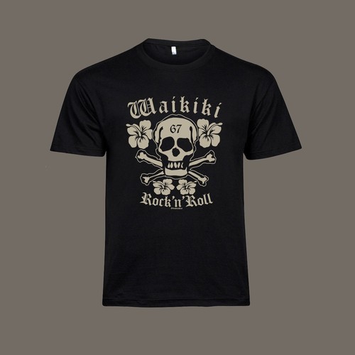 Shirt waikiki rock roll - t-shirt,