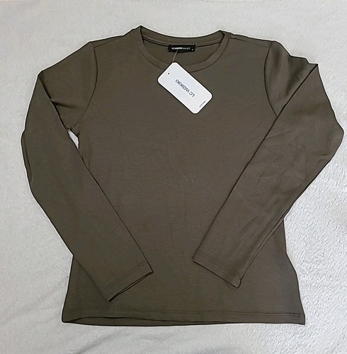 Damenlangarmshirt olive grün - damenlangarmshirt,