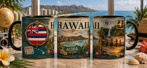 Hawaii souvenir tasse - hawaii,